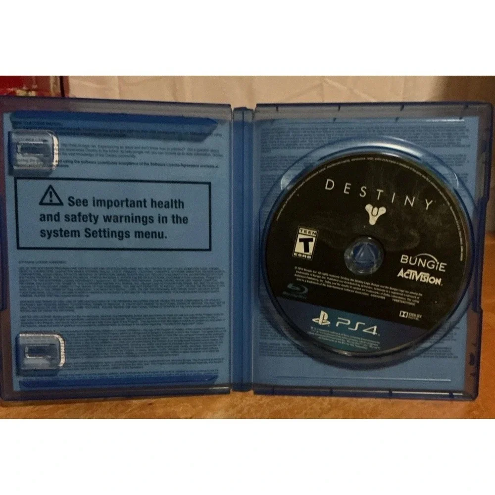 Destiny PlayStation 4 PS4, No Manual And Not Tested